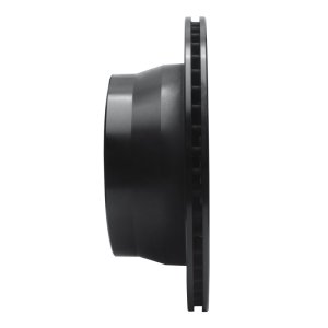 Chevrolet S10 Brake Rotor (1) - Rear Right - R1 Concepts - Drilled & Slotted - Black - `97-`05